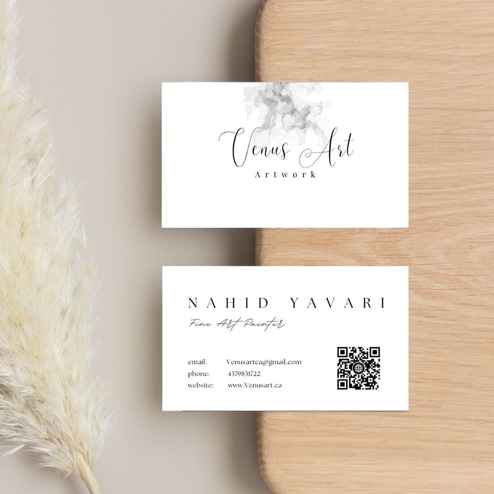 Business card design for Venus Art